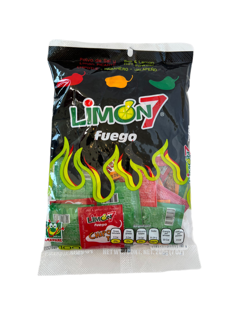 Limón 7 Fuego Powder Anahuac - MexicanCandy.com