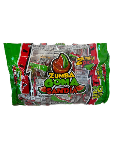 Zumba Goma Sandía Zumba Pica - MexicanCandy.com